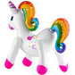 Bedwina Inflatable Unicorn - (Pack of 4) 24 Inch - Large Blow-up Rainbow Unicorns for Unicorn Themed Birthday Party Decor, Pool Fun, and Party Decoration Supplies