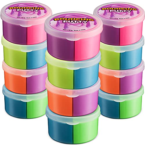 Play-Doh Slime 6 Can Pack - Assorted Rainbow Colors for Ages 3