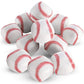Bedwina Mini Soft Baseballs - Pack of 24 Bulk - 2" Sports Themed Foam Baseball Toys and Squeeze Stress Relief Balls, Party Favor Supplies, Gifts and Stocking Stuffers for Kids