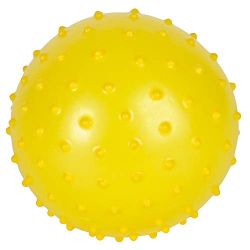 Bedwina Mini Knobby Balls - Bulk 5 Inch Sensory Balls and Spiky Massage Stress Balls with Pump, Fun Bouncy Ball Party Favors