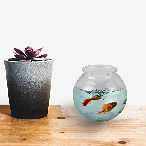JoyServe 16 Oz Plastic Ivy Drink Bowls - 4 Inch, Unbreakable BPA-Free Heavy Duty Plastic Vases for Candy, Drinks, Carnival Games, Prizes, Centerpieces and Party Decoration Supplies
