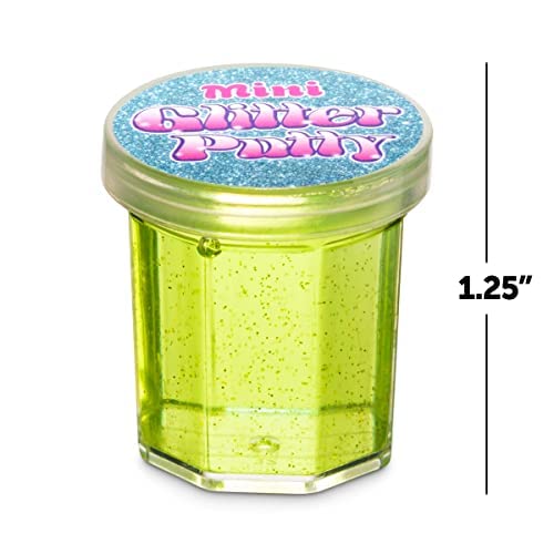 Mini Glitter Putty - (Bulk Pack of 48) Mini Slime for Kids Party Favors in Assorted Neon Rainbow Colors for Birthday Party Favor, Fidget Toys, and Prizes