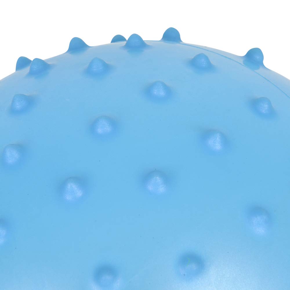 Bedwina Mini Knobby Balls - Bulk 5 Inch Sensory Balls and Spiky Massage Stress Balls with Pump, Fun Bouncy Ball Party Favors