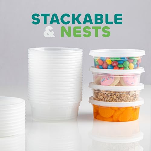 JoyServe 16 Oz Plastic Ivy Drink Bowls - 4 Inch, Unbreakable BPA-Free Heavy Duty Plastic Vases for Candy, Drinks, Carnival Games, Prizes, Centerpieces and Party Decoration Supplies