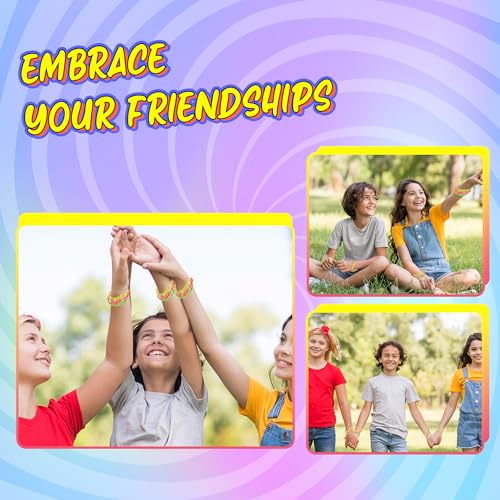 Bedwina 36-Pcs Friendship Bracelets For Kids - Neon Adjustable Woven Rope Friendship Bracelets Bulk for Girls and Boys - Classroom Prizes for Kids Birthday Party Favors & Goodie Bag Stuffers
