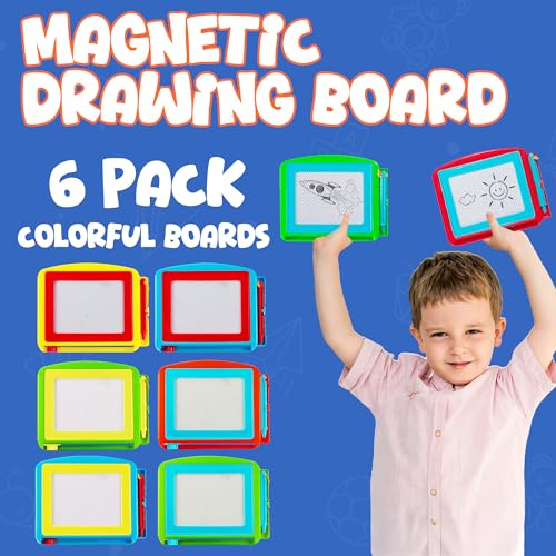 Magnetic Drawing Board for Kids - Erasable Doodle Sketch Tablet and Travel Writing Pad for Kids Boys and Girls, Birthday Party Favors, Game Prizes and Classrooms