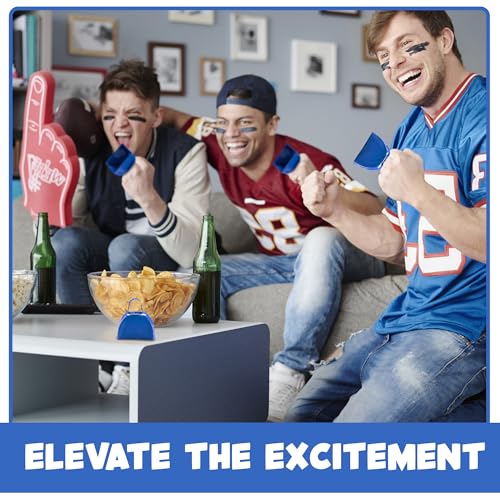 Metal Cowbells - 3 Inch Cow Bells Noise Makers, Loud Call Bell with Handles for Sporting Events, Cheering, Team Spirit, Noisemakers, Weddings, (Pack of 12)