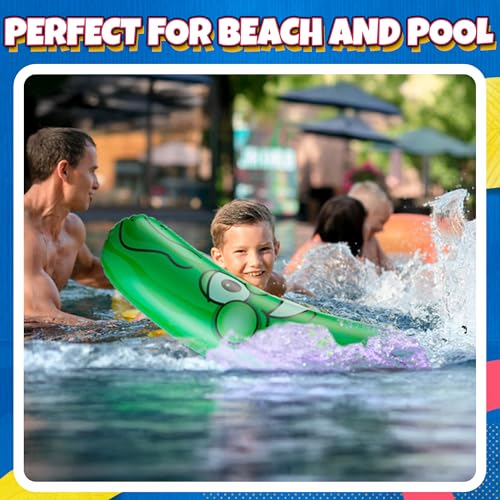 Giant Inflatable Pickle - 36-Inch-Tall Funny Pickle Gifts, Durable and Fun Pickle Party Favors, Food Decor, Novelty Gag Prank, Joke Birthday Gifts or Beach and Pool Float Inflatable Toys