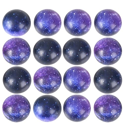 Galaxy Stress Balls for Kids - Bulk Pack - Squeeze Anxiety Fidget Sensory Balls for Children with Outer Space Theme, Toys for Party Favors and Birthday Party Supplies