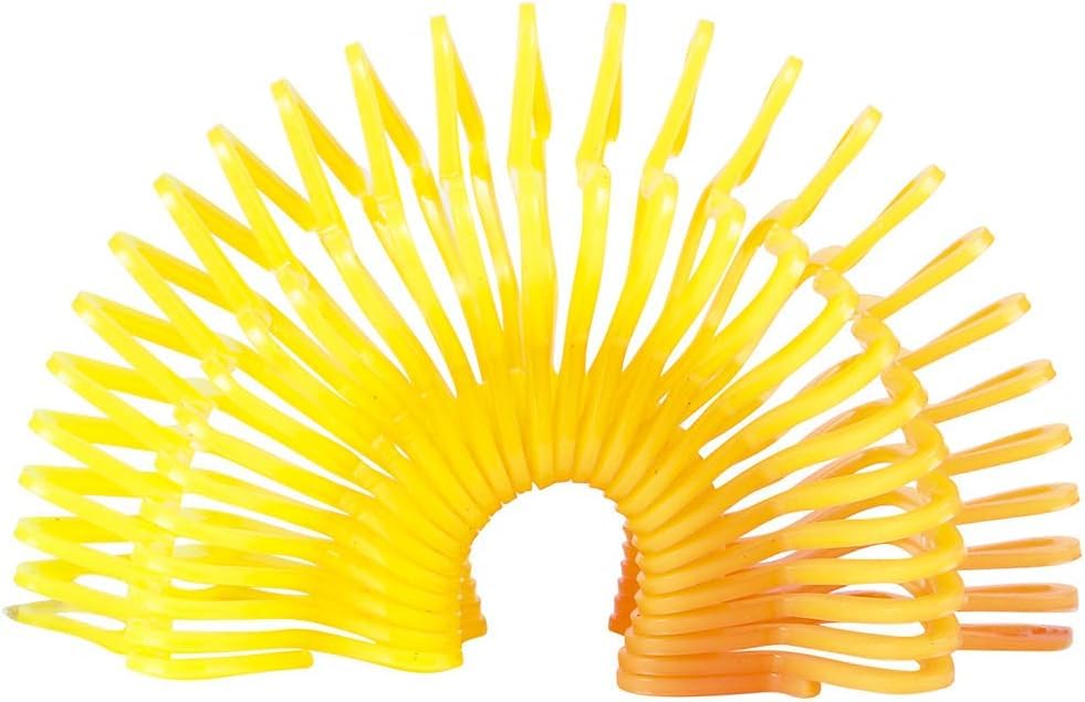 Bedwina Rainbow Spring Toy Assortment - (Pack of 250) Mini Plastic Coil Spring Toy - Bright Colors and Shapes, Goody Bag Filler, Party Prizes and Stocking Stuffers for Kids
