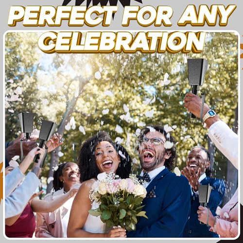 9" Metal Cowbells with Handle - Cow Bells Loud Cheering Noise Makers for Sporting Events, Football Games, School Spirit, Rallies & Celebrations - Black or Copper Percussion Music Instrument