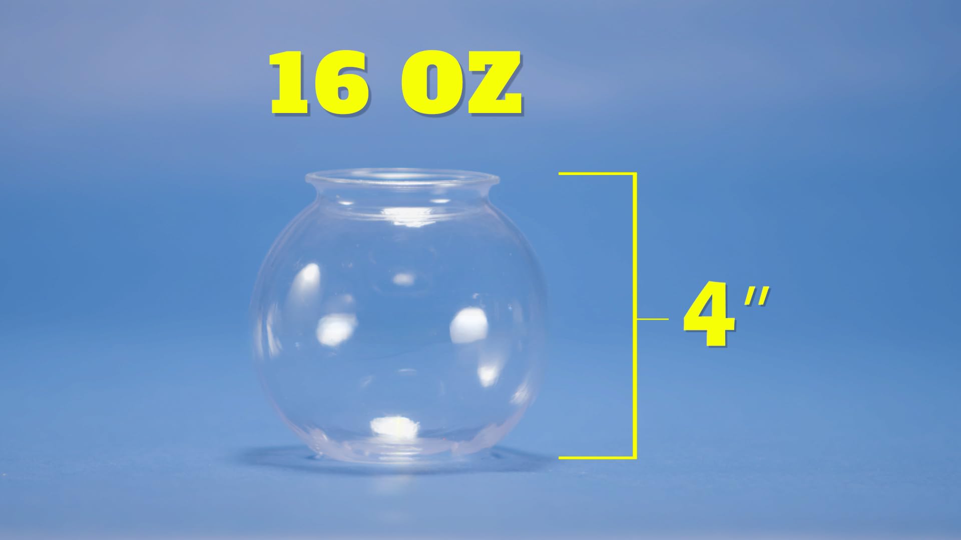 JoyServe 16 Oz Plastic Ivy Drink Bowls - 4 Inch, Unbreakable BPA-Free Heavy Duty Plastic Vases for Candy, Drinks, Carnival Games, Prizes, Centerpieces and Party Decoration Supplies