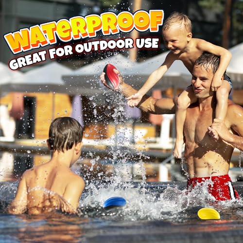 Bedwina 5" Mini Foam Football - Small Toy Footballs for Indoor and Outdoor Play, Spiral Foam Sports Birthday Football Party Favors for Kids