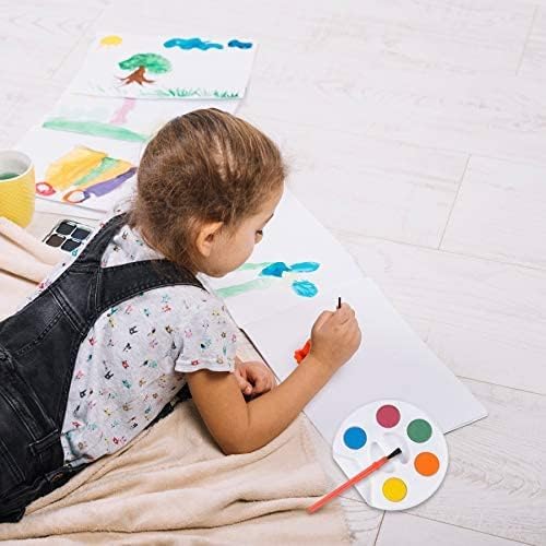 Mini Watercolor Kids Paint Set - (Bulk Pack of 120) - 5 Watercolor Paints, Palette Tray and Painting Brush, for Art Party Favors, Kids Prizes and Paint Party Supplies