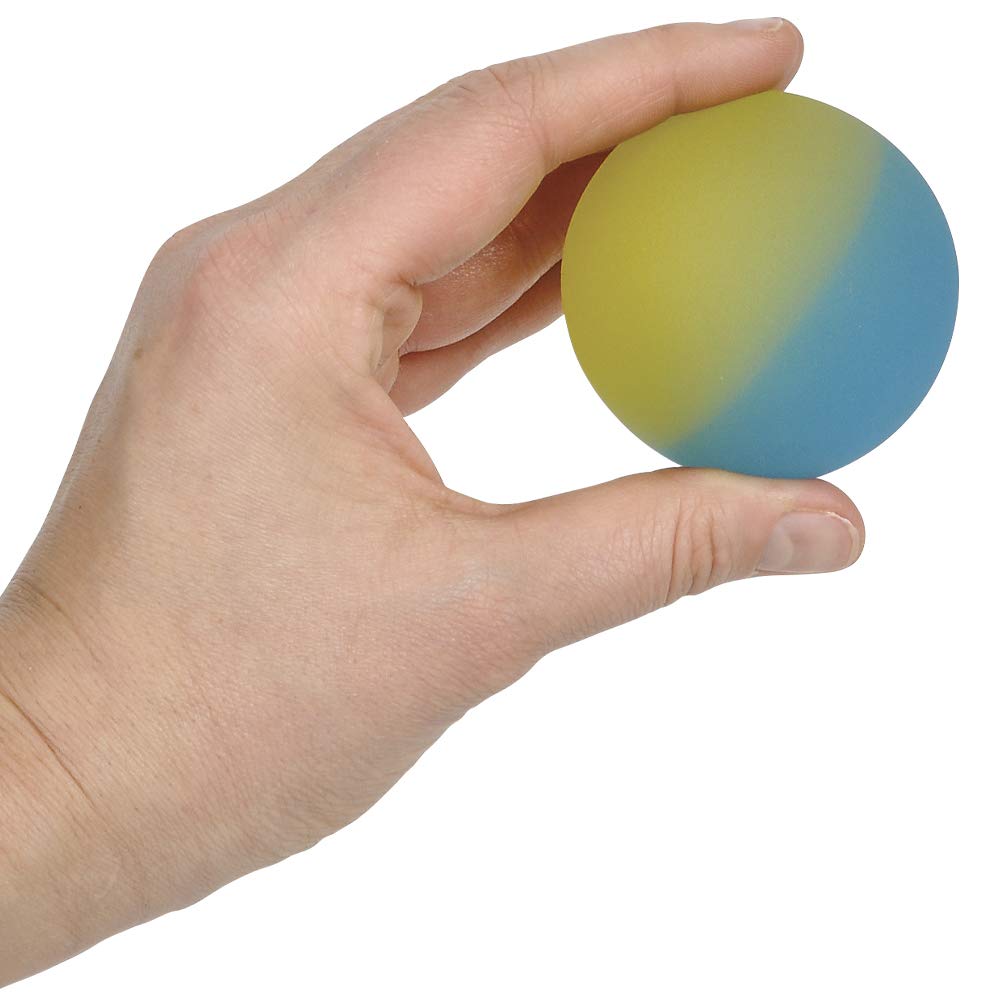 Bedwina Jumbo Super Bouncy Balls - (Bulk Case Pack of 120) 2.35 Inch Balls for Kids in Bright Assorted Multi Colors for Birthday Party Favors and Carnival Prizes