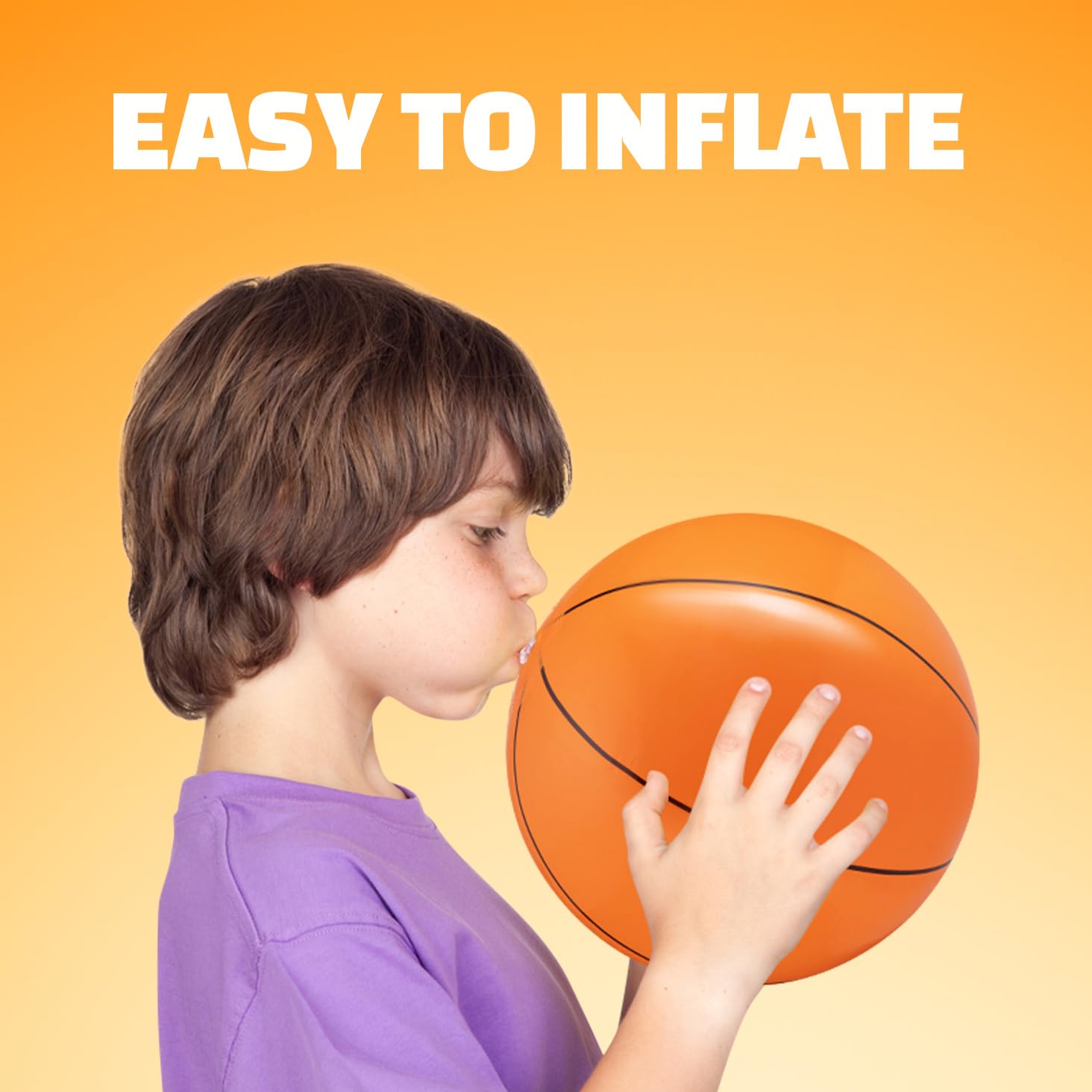 Bedwina Beach Balls in Bulk - (Pack of 12) 16 Inch Inflatable Basketball, Baseball or Rainbow Beach Ball Toys for Kids, Dozen Beach Balls for Games, Pool Toys, Decorations, Party Favors