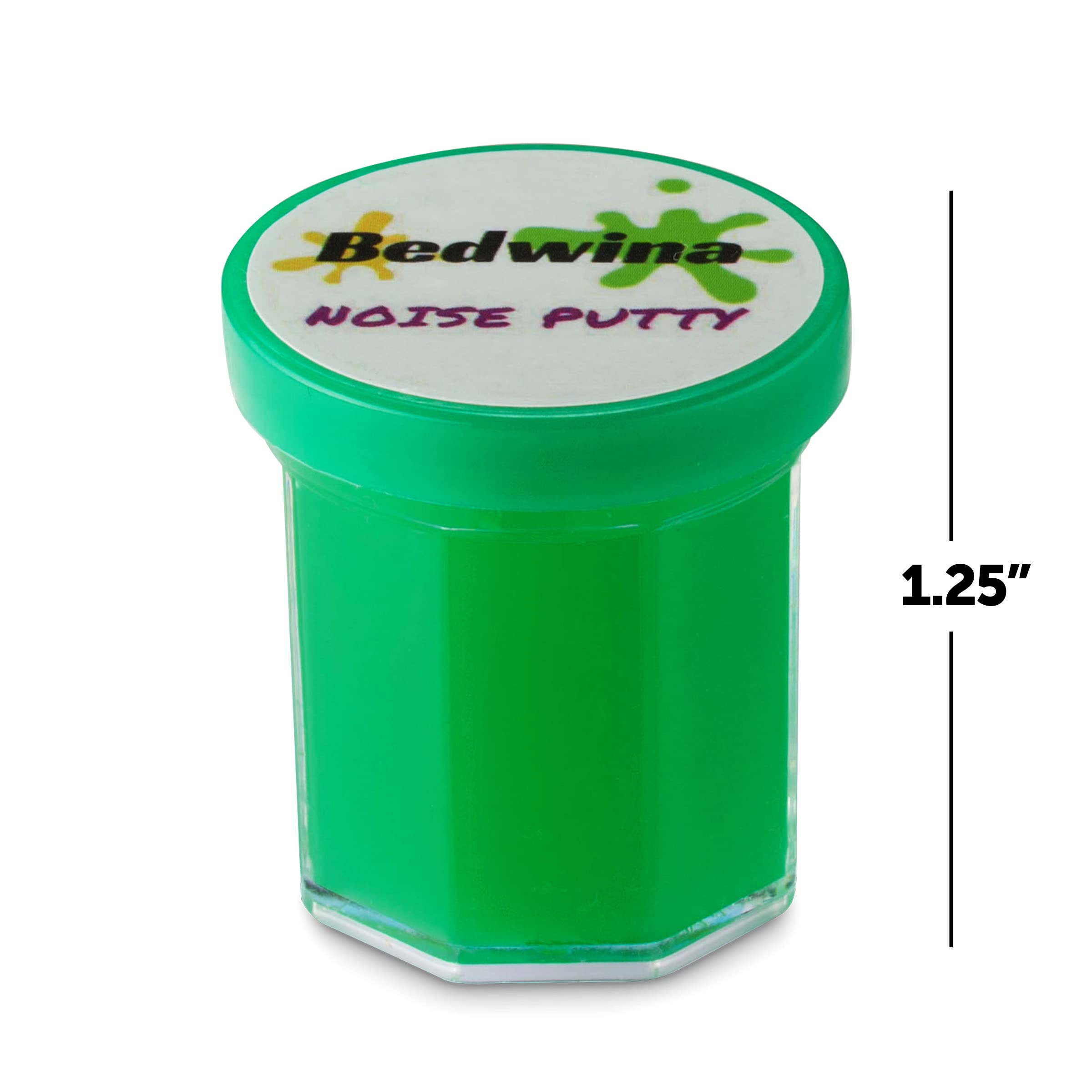 Mini Noise Putty Slime - (Pack of 48) Slime Party Favors Sludge for Kids All Ages, Boys & Girls, Bulk Neon Silly Noise Putty for Goodie Bag Party Supplies, Stocking Stuffers