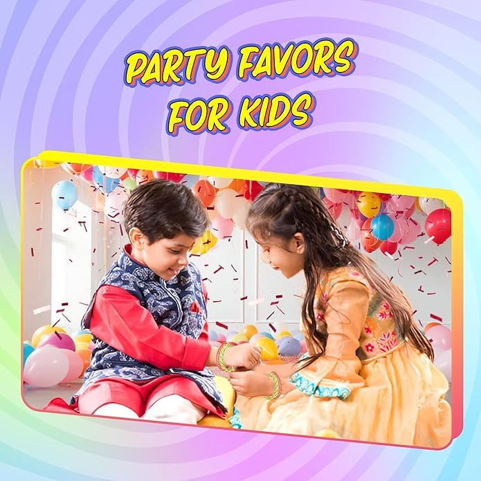 Bedwina 36-Pcs Friendship Bracelets For Kids - Neon Adjustable Woven Rope Friendship Bracelets Bulk for Girls and Boys - Classroom Prizes for Kids Birthday Party Favors & Goodie Bag Stuffers