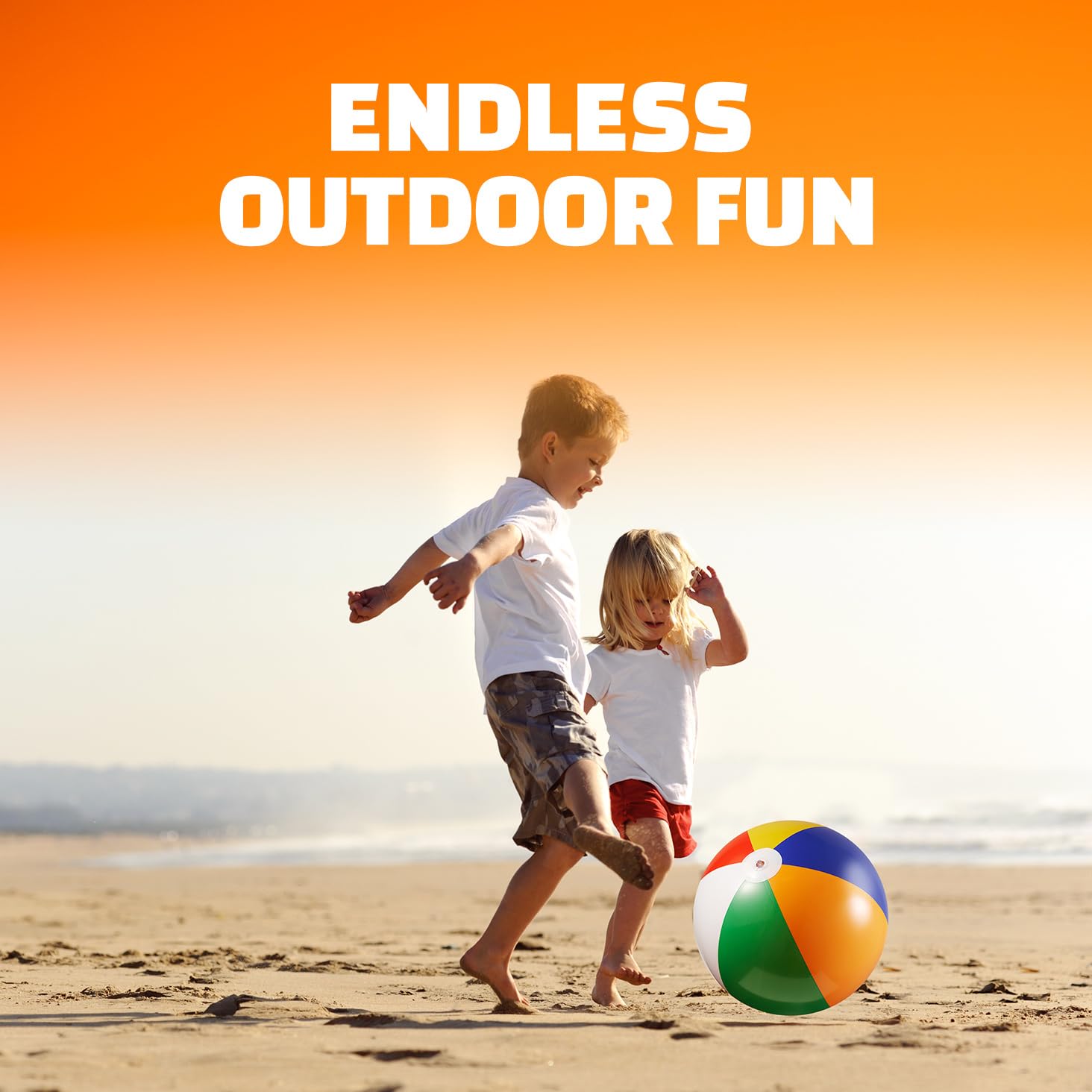 Bedwina Beach Balls in Bulk - (Pack of 12) 16 Inch Inflatable Basketball, Baseball or Rainbow Beach Ball Toys for Kids, Dozen Beach Balls for Games, Pool Toys, Decorations, Party Favors