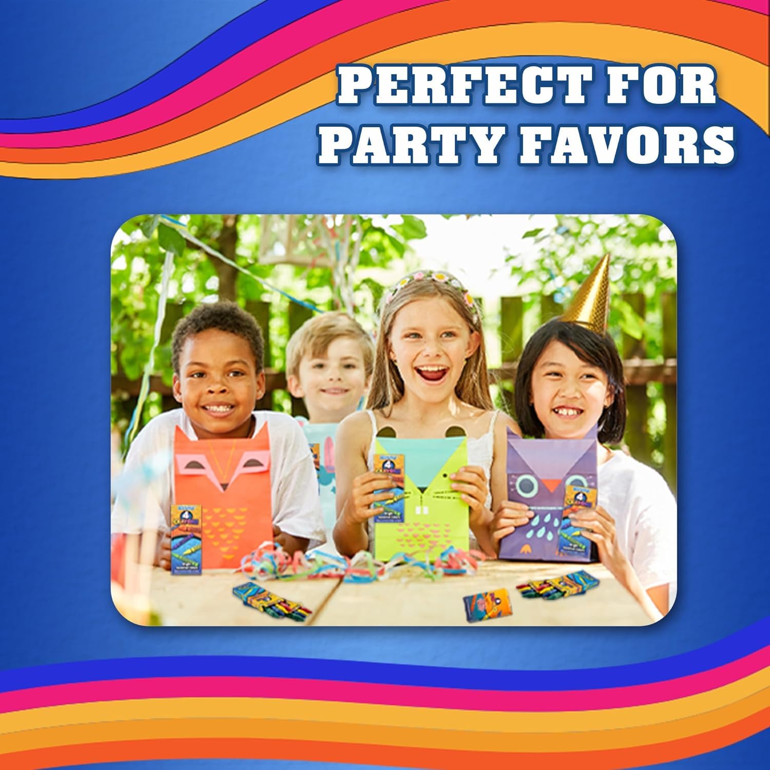 Bedwina Bulk Crayons 3456 PCs, Case of 864 4-Packs, Premium Color Crayons Bulk School Supplies for Kids & Toddler Non-Toxic for Party Favors, Restaurants, Goody Bags Stocking Stuffers