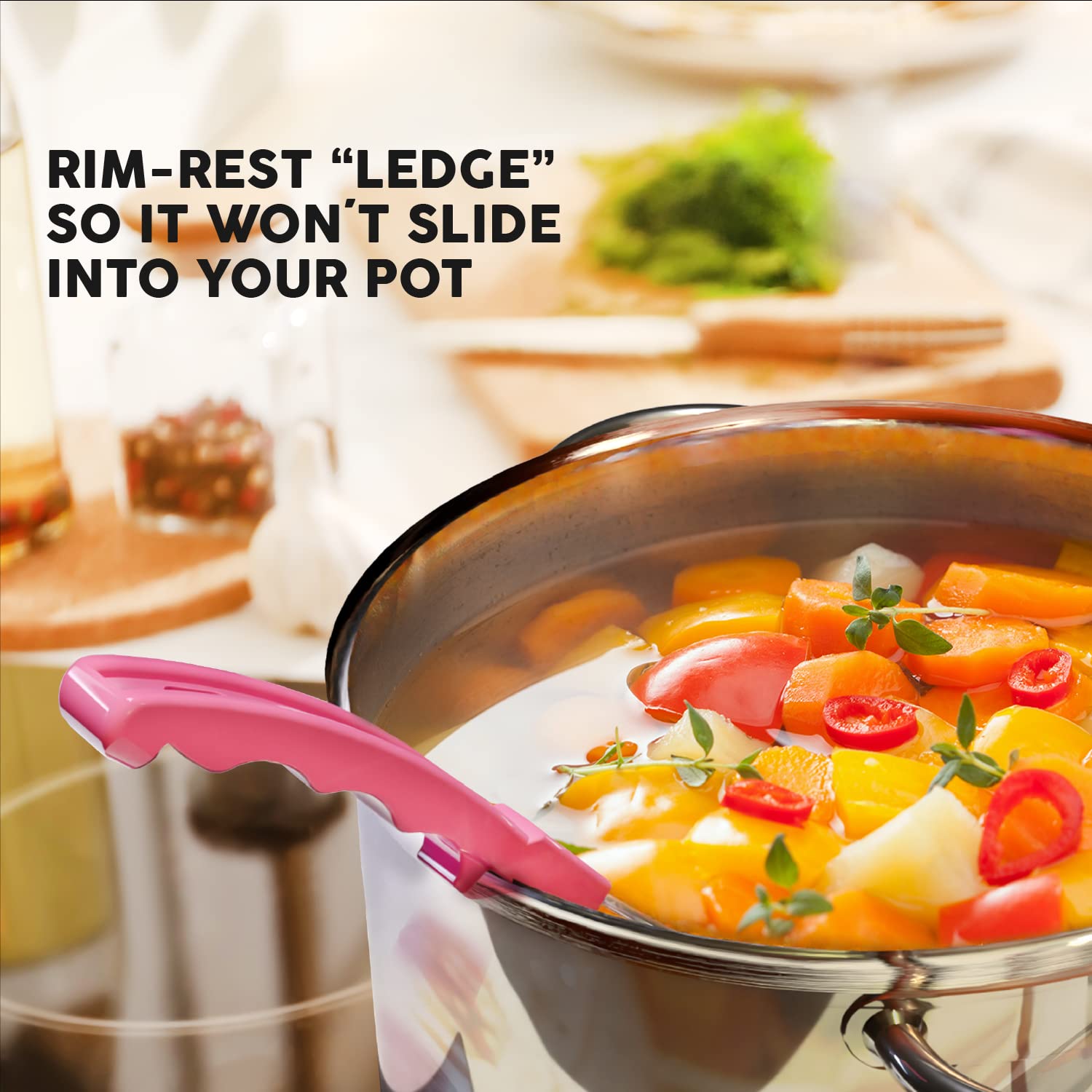 Portion Control Serving Spoons - (8 Piece Set) Restaurant Measuring Serving Ladle Utensils for Weight Loss, Bariatric Gastric Sleeve, Includes 2, 4, 6, 8 oz Solid & Perforated Scoops, 14-1/4" Long