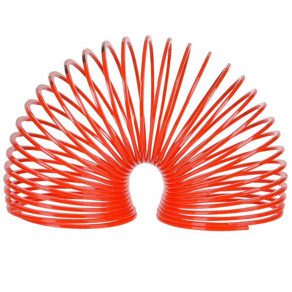 100 Pcs Mini Coil Spring Toy Party Favor - Bulk Assorted Silly Faces and Rainbow Colors, Fidget Toys, Birthday Goody Bag Filler, Prizes, Treasure Box Toys for Classroom and Halloween Treats for Kids