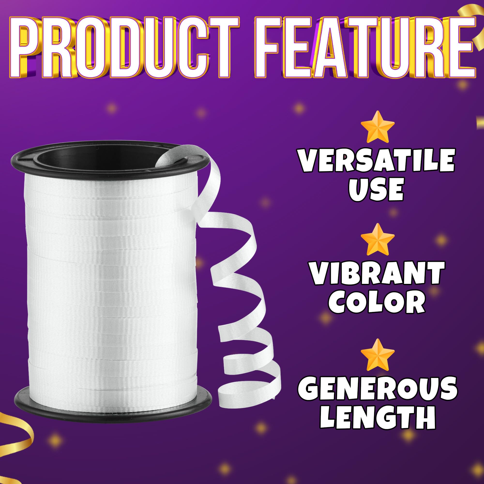 Curling Ribbon for Gift Wrapping (36 Rolls) Balloon Ribbon Assorted Colors