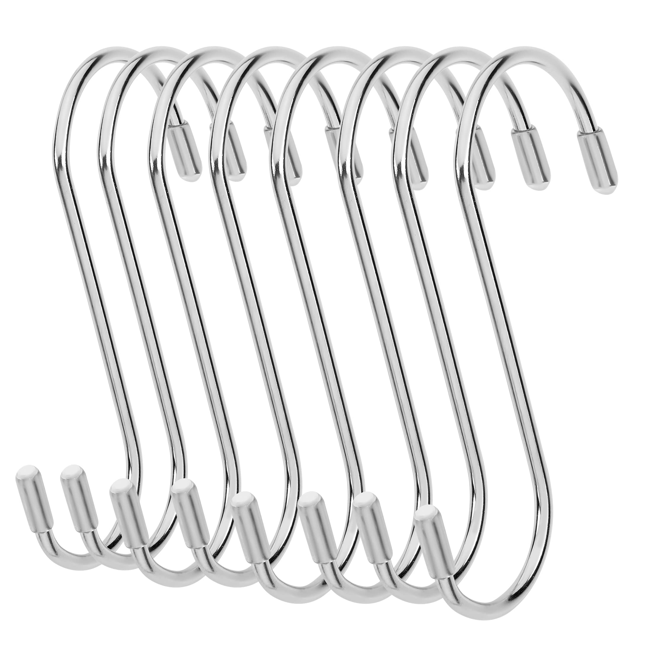 Portion Control Serving Spoons - (8 Piece Set) Restaurant Measuring Serving Ladle Utensils for Weight Loss, Bariatric Gastric Sleeve, Includes 2, 4, 6, 8 oz Solid & Perforated Scoops, 14-1/4" Long