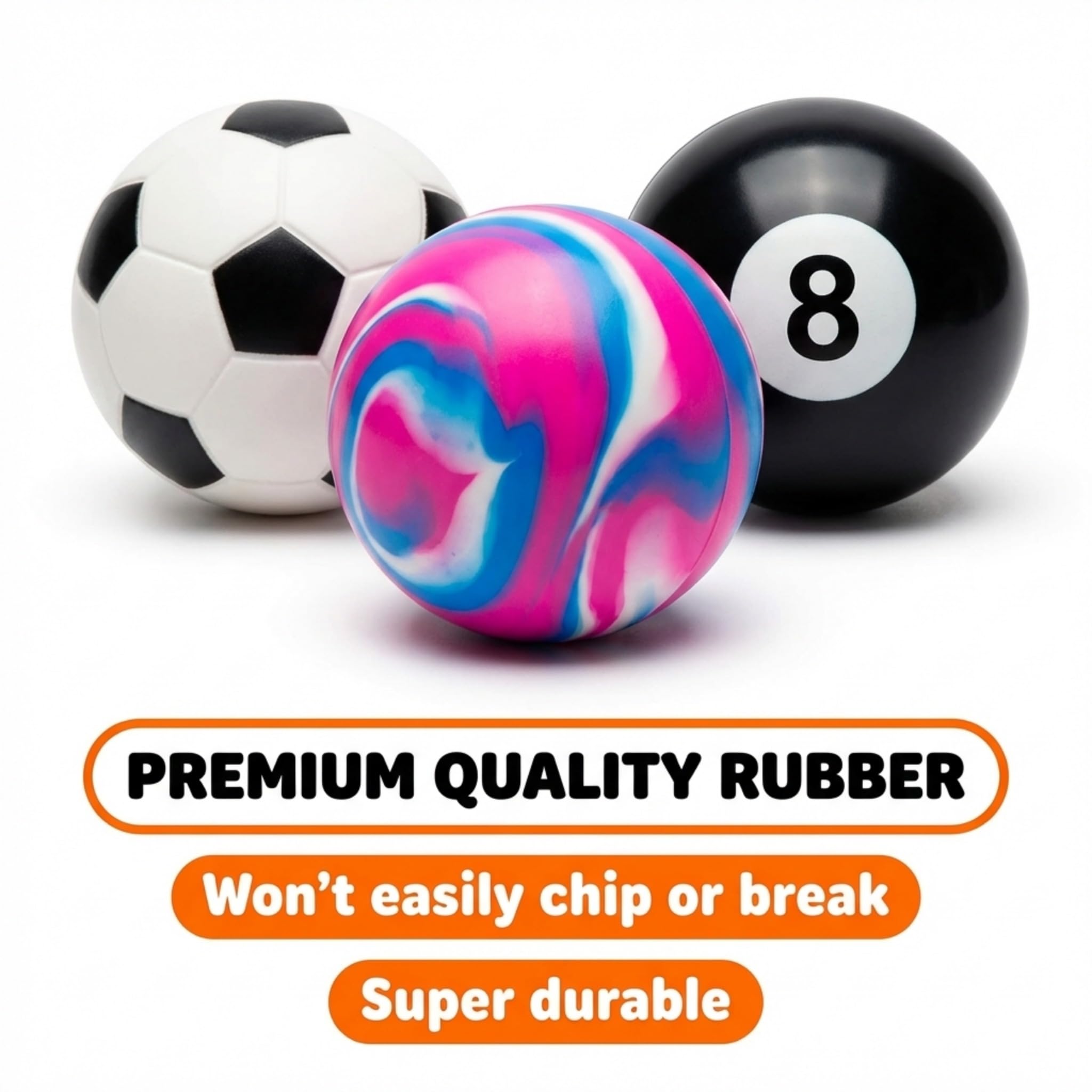 Bedwina 250-Pack Bouncy Balls in Bulk - (1inch/27mm) Hi Bounce Variety Assortment Mix, Colorful and Small Rubber Bouncing Balls, Party Favors for Kids, Treasure Box Prizes and Goodie Bags