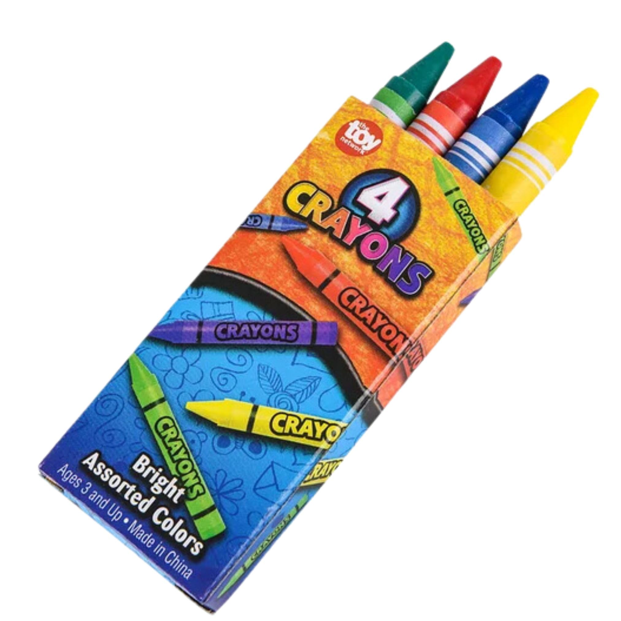 Rhode Island Novelty 4 PC CRAYON SET