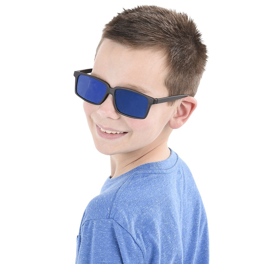 Spy Glasses for Kids in Bulk - (Pack of 3) Spy Sunglasses w/Rear View to See Behind You, for Fun Party Favors, Spy Gear Detective Gadgets Gift for Boys & Girls