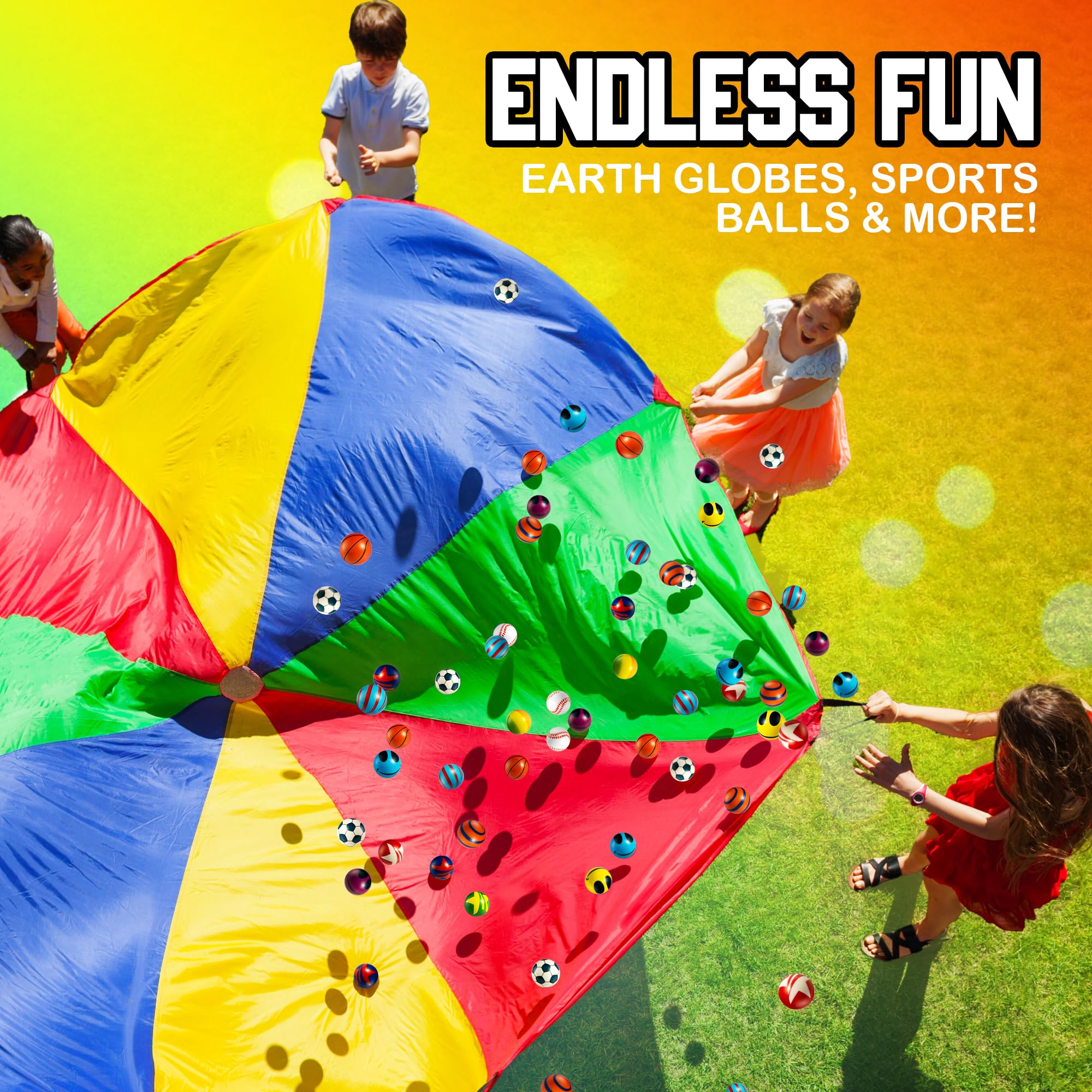 50 Mini Stress Balls for Kids and Adults - Bulk 2 Inch Assorted Soft Stress Relief Balls, Sensory Fidget Toys, Party Favors, Birthday Gifts, Goodie Bags and Stocking Stuffers for Kids