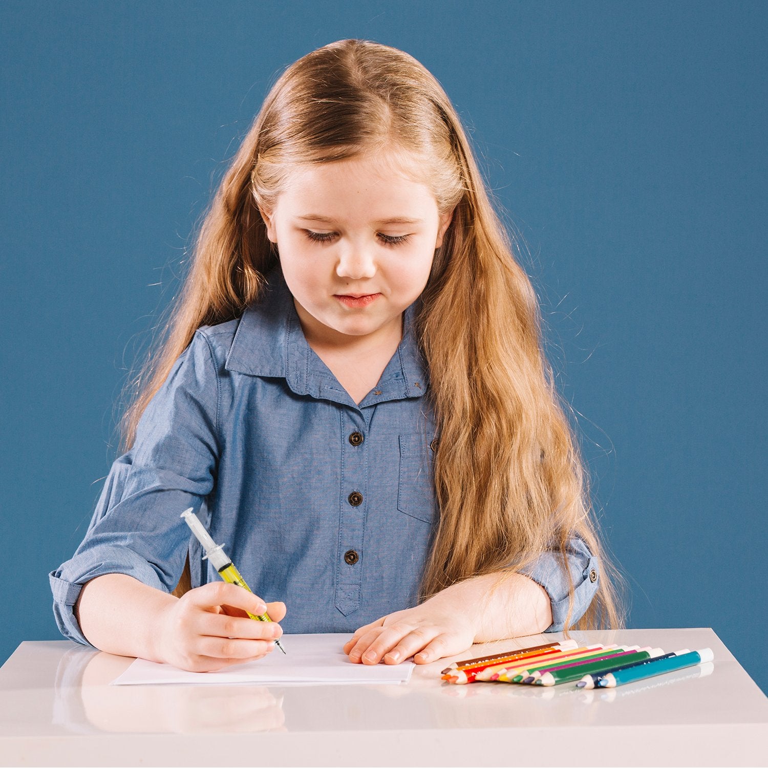 Bedwina Syringe Pens - (Bulk Pack of 120) Retractable Fun Multi Color Novelty Pen for Nurses, Nursing Student School Supplies, Birthdays, Stocking Stuffers and Toy Party Favor Gifts