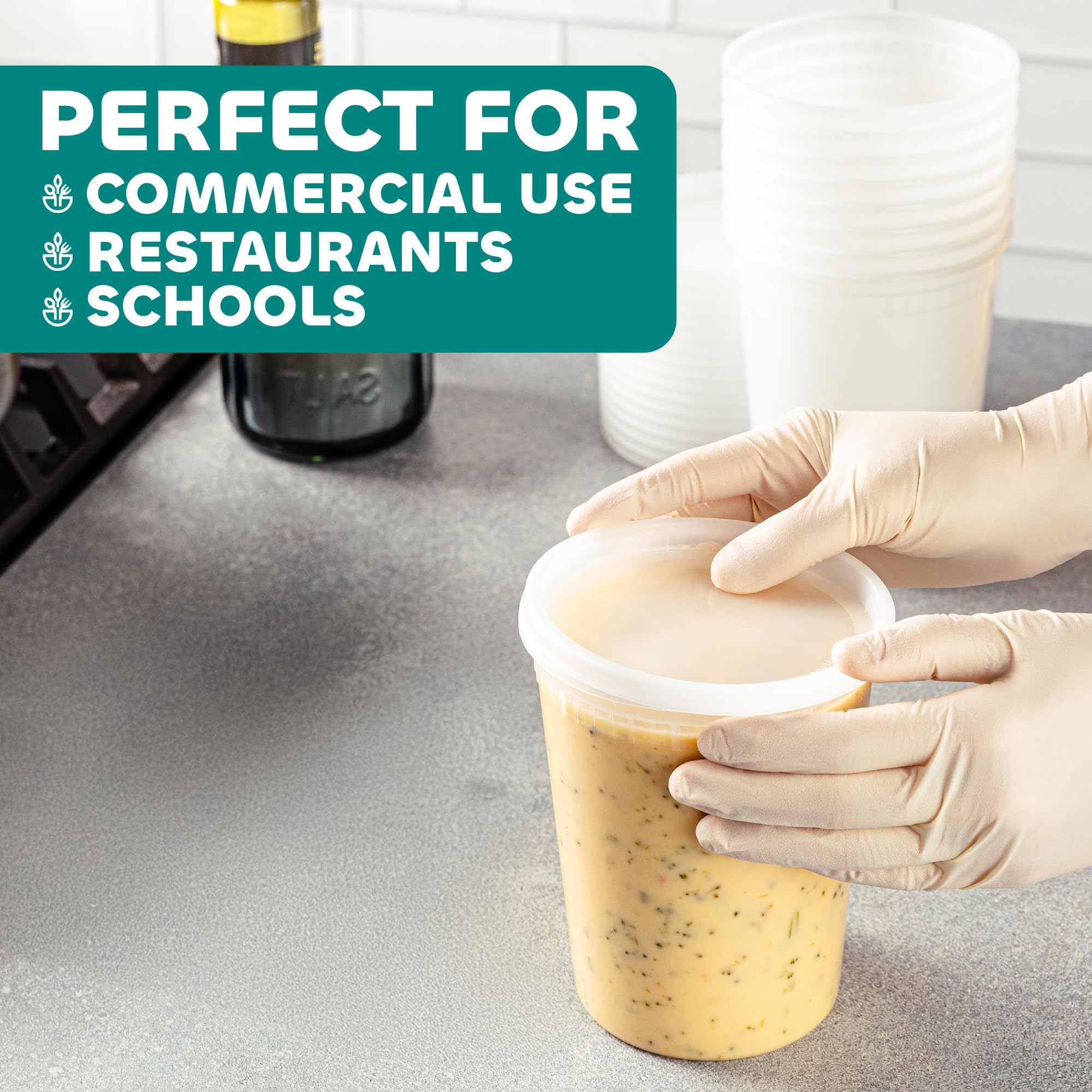 JoyServe 16 Oz Plastic Ivy Drink Bowls - 4 Inch, Unbreakable BPA-Free Heavy Duty Plastic Vases for Candy, Drinks, Carnival Games, Prizes, Centerpieces and Party Decoration Supplies