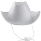 Bedwina White Cowboy Hat, For Men And Women Pack Of 2