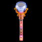 Spinning Magic Wand for Kids - 13.5 Inch Light Up Diamond Princess Wand Toys with LED Handle - Pink Fairy Wands for Girls, Magic Wand Present or Birthday Party Gift, Batteries Included