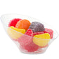 Clear Mini Plastic Angled Bowls - Pack Of 16 - 6 Oz Disposable Elegant Hard Plastic Dessert Bowls for Snacks, Weddings, Catering, Parties, Ice Cream, Home or Event Party Supplies