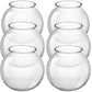 16 Oz Plastic Fish Bowl (6 Pack) 4 Inch Heavy Duty Plastic Ivy Bowls, for Candy, Carnival Games, Prizes, Centerpieces and Party Decoration Supplies, BPA-Free