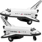 Pullback Space Shuttle Toys - (Pack of 2) 5-Inch Diecast Astronaut Spaceship Toy Model for Kids, Boys and Girls, Pull-Back Motion Space Ship for Party Favors, Goodie Bags, Prizes or Birthday Gifts