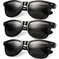 Black Sunglasses Bulk - (Pack of 12) Premium Retro Party Sunglasses for Birthdays, Weddings, Bachelorette, Bachelor, Photo Booth Prop Eyewear Shades - Adult or Kids Unisex Party Favor Supplies