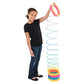 Jumbo Rainbow Coil Spring Toy - 6 Inch Giant Magic Spring Toys for Kids, A Huge Classic Novelty Toy for Boys and Girls, Colorful Neon Plastic Prizes, Gifts, Birthdays and Favors