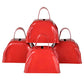 Metal Cowbells - Red 3 Inch Cow Bells Noise Makers, Loud Call Bell with Handles for Sporting Events, Cheering, Team Spirit, Noisemakers, Weddings, (Pack of 12)