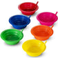 Cereal Bowls with Straws for Kids - (Set of 6 - 20-Ounce Bowls) BPA-Free Plastic Reusable Bowls with Built-In Straws for Children & Toddlers, Dishwasher and Microwave Safe, Includes 3 Cleaning Brushes