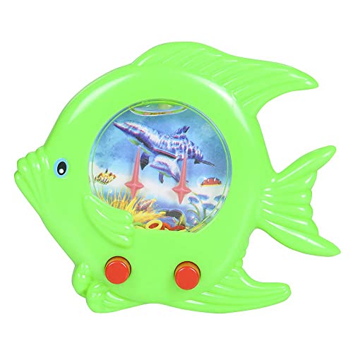 Cartoon Funny Water Handheld Game Console Ring Toss Puzzle Machine Kids Toy