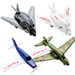 Airplane Toys - 12 Pack Vehicle Aircraft Plane Playset, Includes Styles of Bomber, Military, F-16 Fighter Jets, for Birthday Party Favor Toys, for Kids Boys and Girls