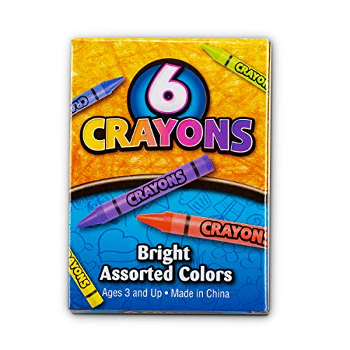 THE TWIDDLERS 144 Boxes of 4 Packs Mini Crayons in Bulk (Total 576) -  School & Classroom Kids Coloring Activity, Crayon Party Favors for Kids 
