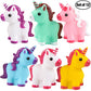 Bedwina Mini Unicorn Toy Figures - (Pack of 12) Squirt Bath Tub Toy for Kids, Squeezable and Squirtable Figurine Party Favor Supplies, Goodie Bag Fillers and Stocking Stuffers