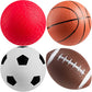 Playground Sports Balls 4 Pack with Pump Includes Soccer Ball, Basketball and Playground
