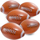 Jumbo Inflatable Football for Kids - (Pack of 12) 16-Inch Blow Up Footballs Party Supplies for Indoor, Outdoor Beach Balls, Summer Pool Toys, Sports Games, Themed Decorations, Gifts and Party Favors