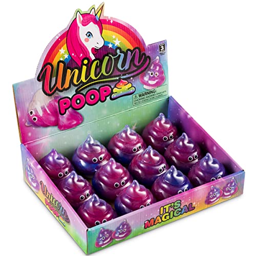 3 Magical Unicorn Poo Putty - Pink & Sparkly (3 Pack)